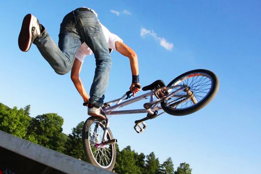 BMX трюки Vert