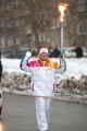 Факелоносец Токарев Сергей. Параспортсмен (конькобежный спорт, спорт слепых), многократный чемпион Росиии, призёр международных соревнований