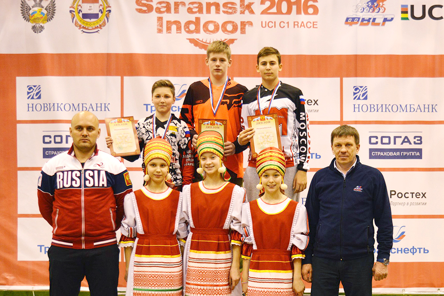 Александр Казанцев на международных соревнованиях по BMX «Saransk Indoor – 2016» (март, 2016) © rmvelo.ru